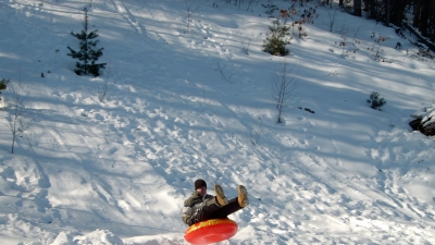 Tobogganing
