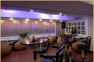 Serene ambiance of the restaurant Serene ambiance of the restaurant