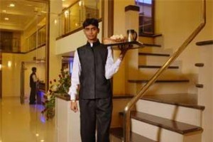 Attendant at the hotel Attendant at the hotel