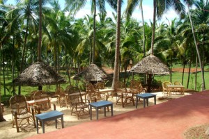 Outside dining Outside dining