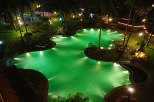 Pool View at Night Pool View at Night