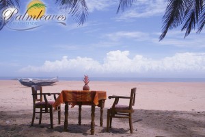 Dining by the beach Dining by the beach