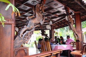 At Restaurant At Restaurant