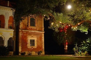 Country Manor House_ Night view Country Manor House_ Night view