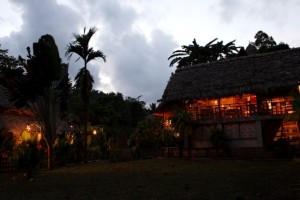 Cottage View at Night Cottage View at Night