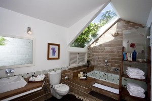 Open skylight bathroom Open skylight bathroom