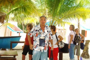 Tourists at the Island Tourists at the Island