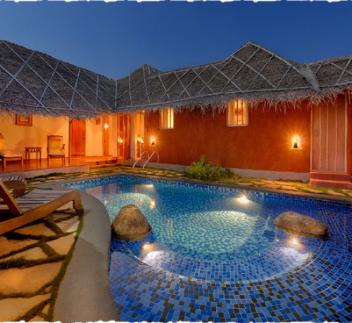 Pool hut