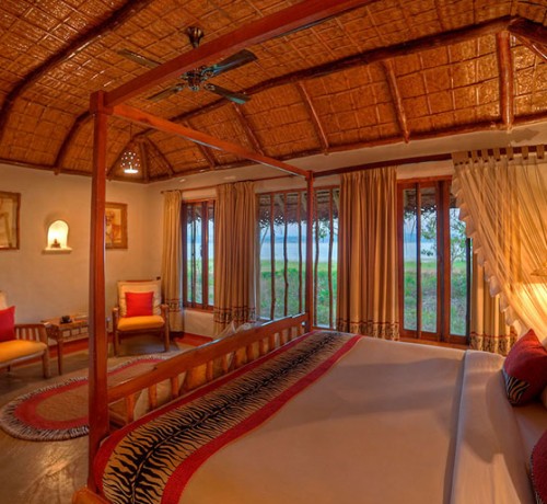 Pool hut bedroom