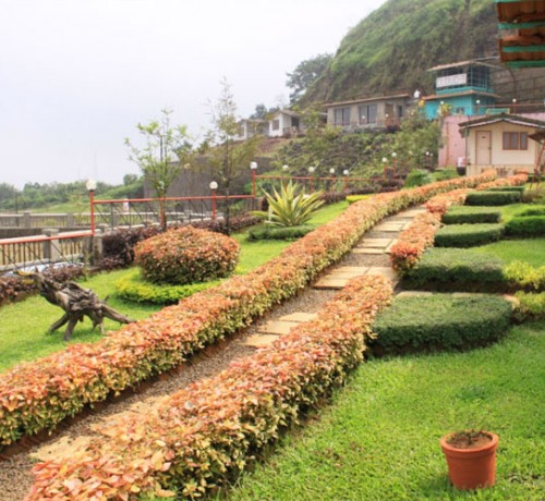 Lush green lawns