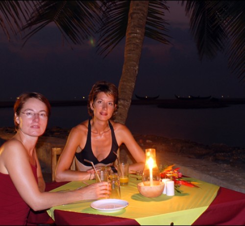 Dinner by the beach Dinner by the beach