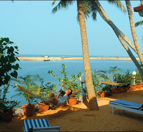 Relaxing at the resort Relaxing at the resort