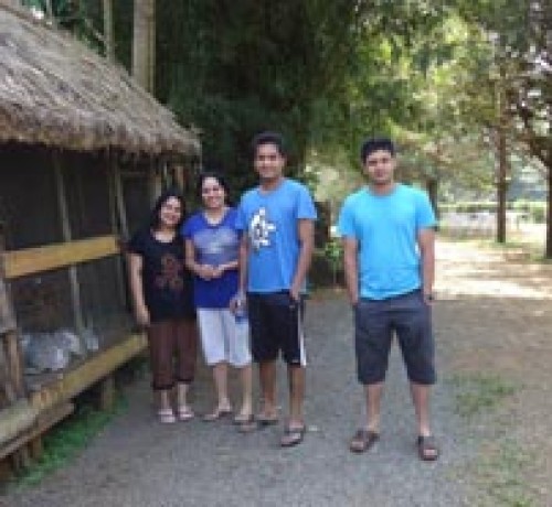 Guests at cottage