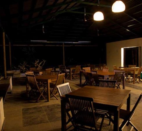 Outside dining Outside dining