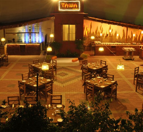 Open-air restaurant
