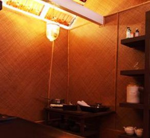 Spa treatment area