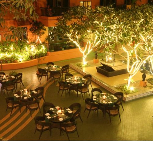 Open-air restaurant