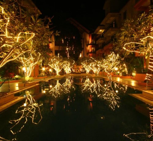 Pool by night