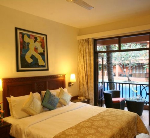 Poolview bedroom
