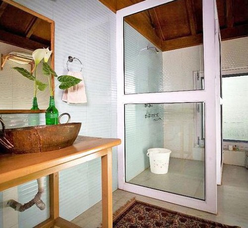 Restroom view Restroom view