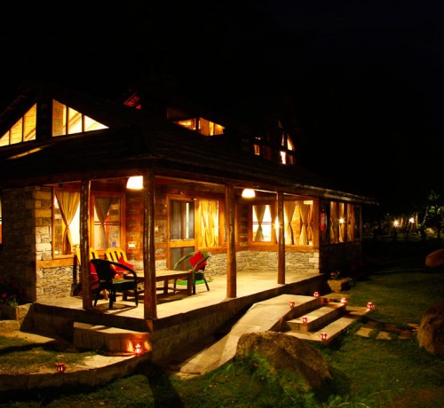 Villa at Night Villa at Night