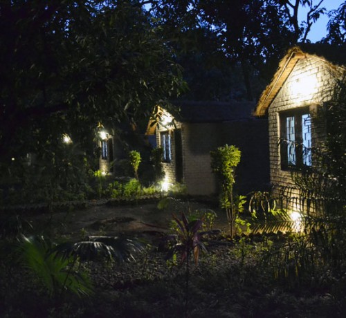 Cottage View at Night Cottage View at Night