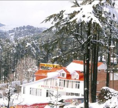 Hotel during winter Hotel during winter