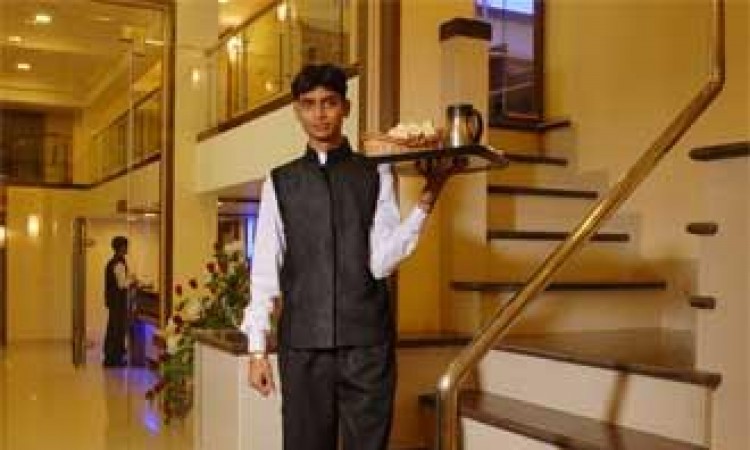Attendant at the hotel Attendant at the hotel