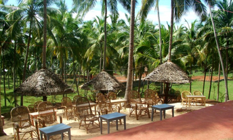 Outside dining Outside dining