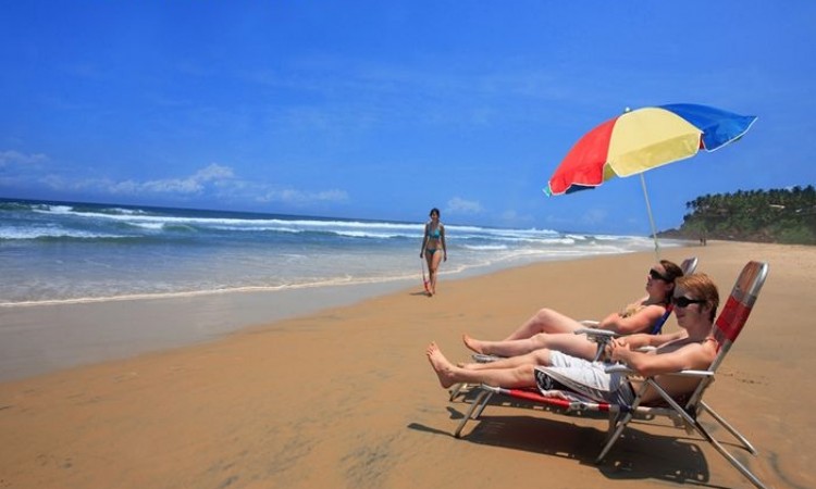 Relaxing by the beach Relaxing by the beach