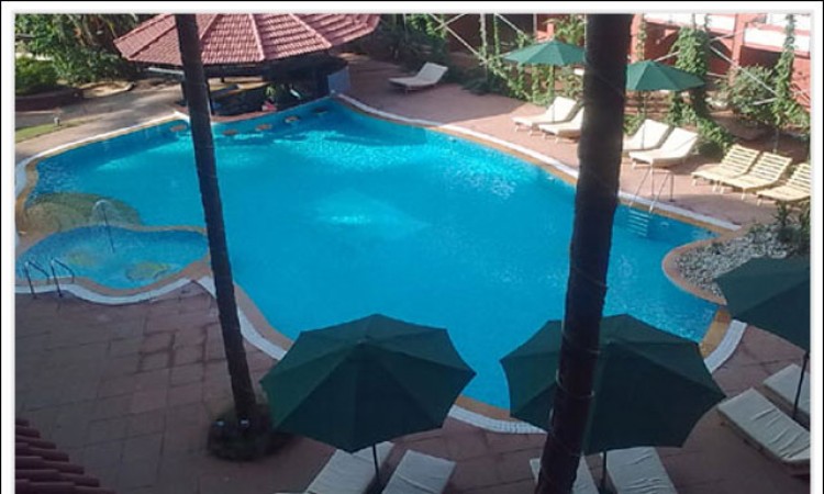 Over view of Hotel and Swimming pool Over view of Hotel and Swimming pool