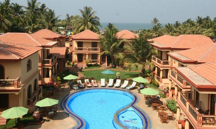 Bird's eye view of pool Bird's eye view of pool