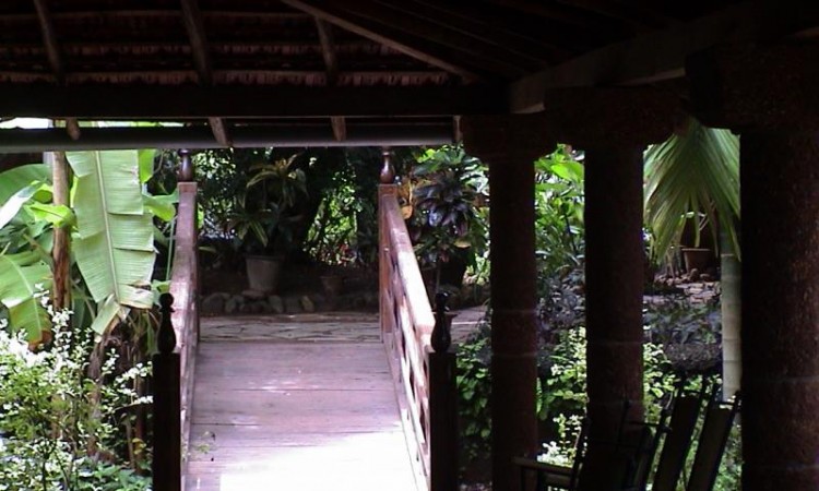 Bridge from Restaurant To Cottages Bridge from Restaurant To Cottages