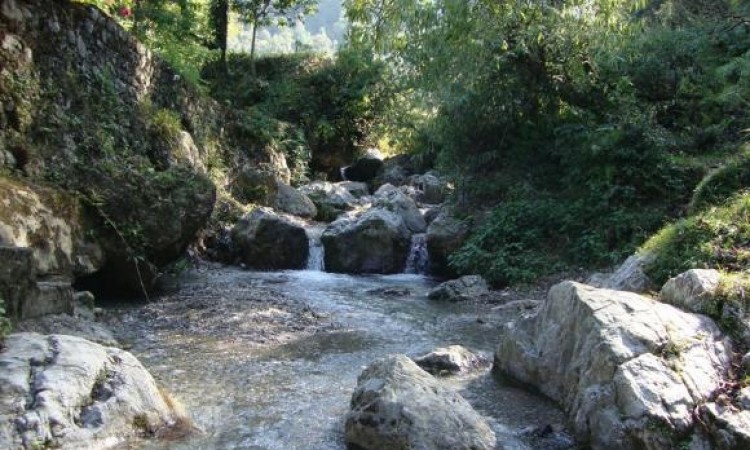Falls near the resort Falls near the resort