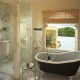 Bathroom with Victorian style bathtub Bathroom with Victorian style bathtub