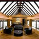 Living room on the house boat