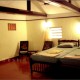 Wood panelled room
