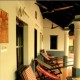 Relaxing at verandah
