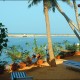 Relaxing at the resort Relaxing at the resort