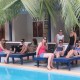 Sun decks by the pool Sun decks by the pool