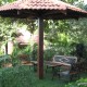 Sitting by the garden