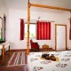 Four-poster bed view Four-poster bed view