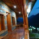 Wooden balcony